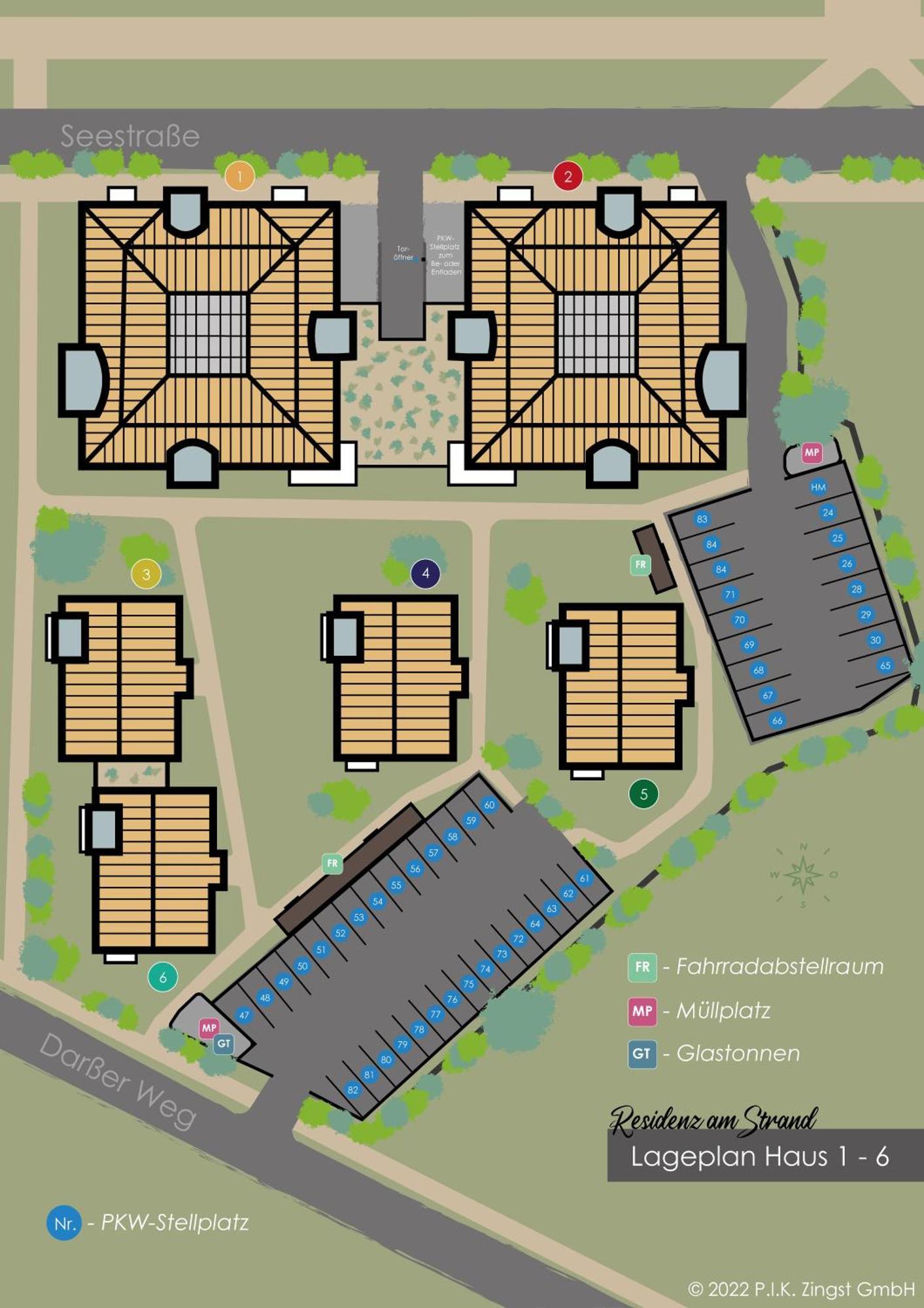 Residenz Am Strand Wohnung 2-33 Zingst Bagian luar foto